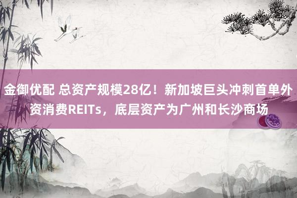 金御优配 总资产规模28亿！新加坡巨头冲刺首单外资消费REITs，底层资产为广州和长沙商场